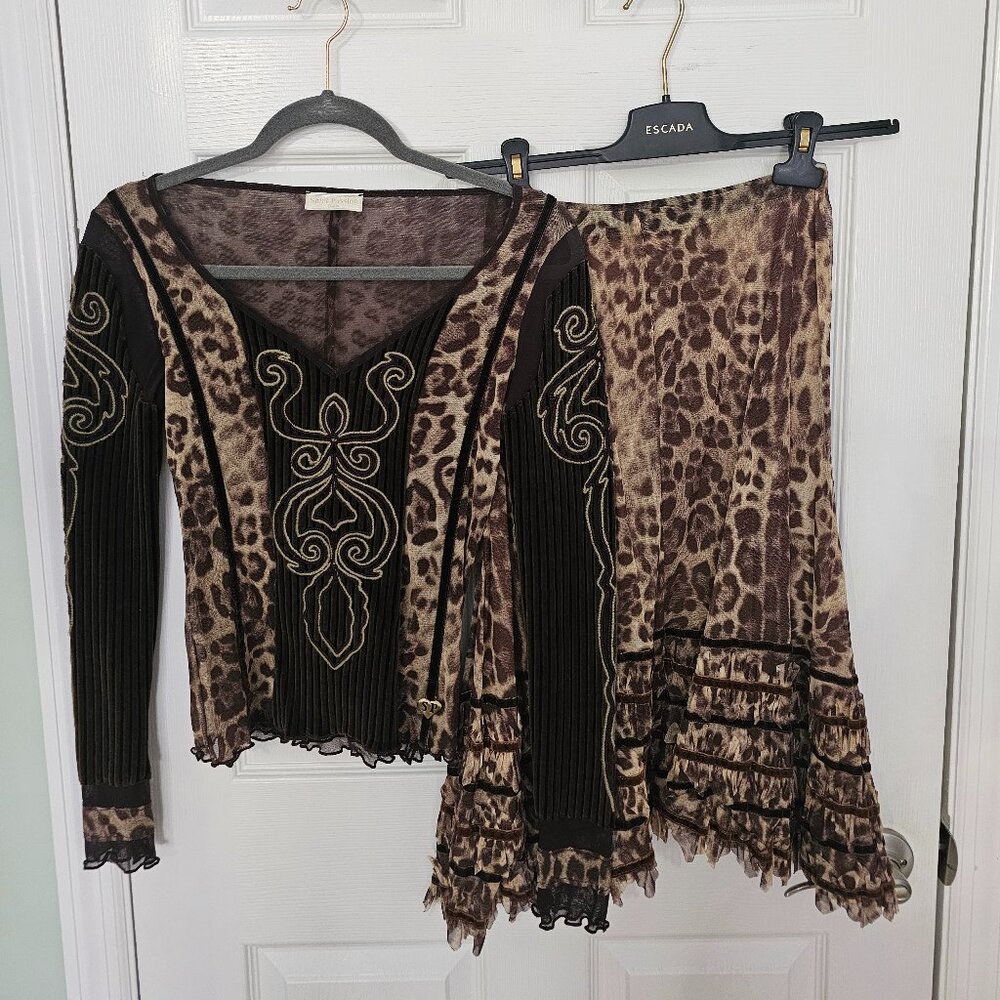 Shirt Passion Leopard Print 2-Piece Set